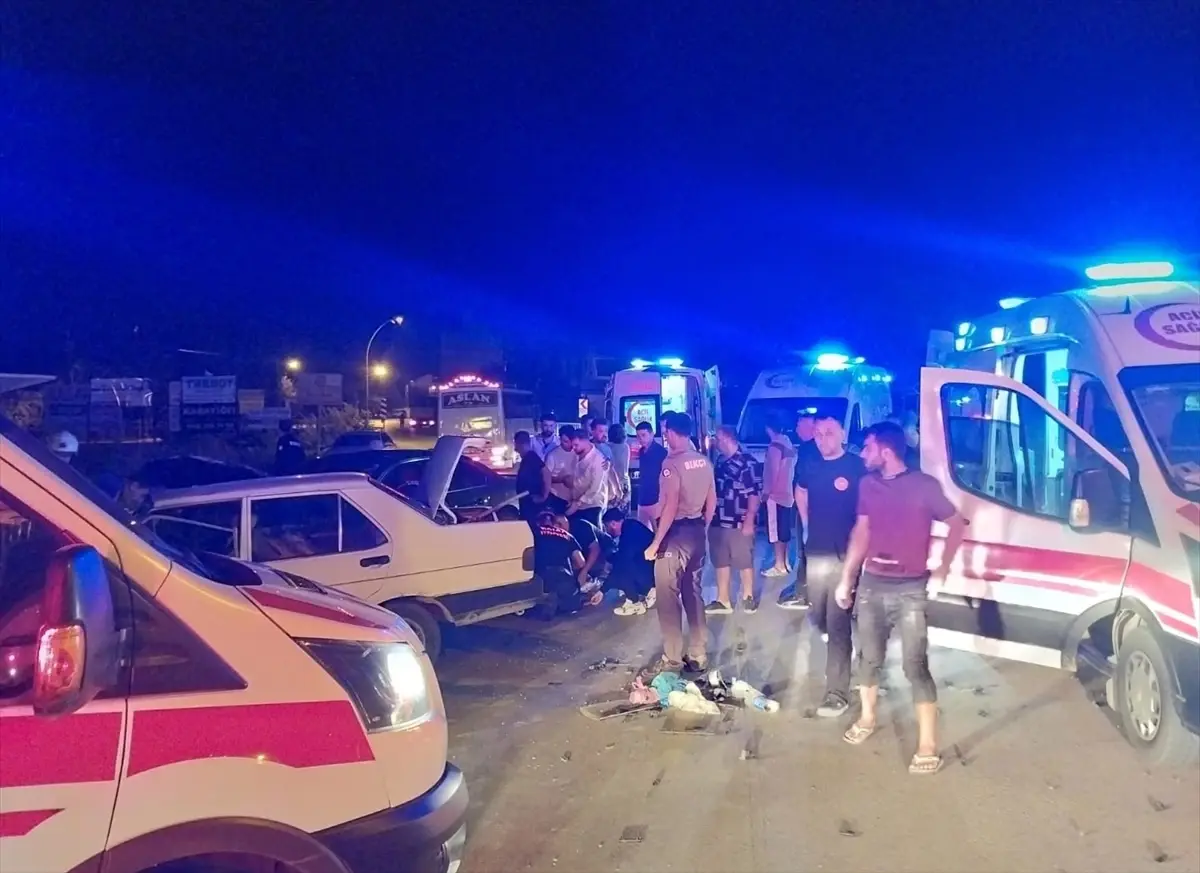 Dörtyol’da çarpışma: 6 yaralı