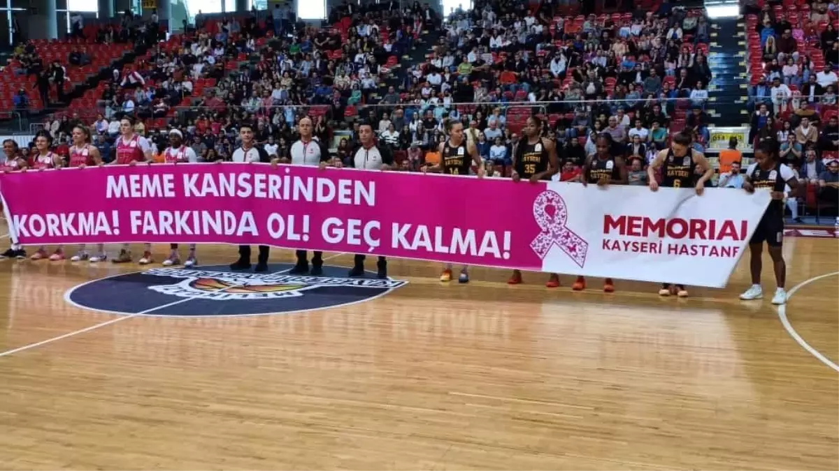 Kadınlar Basketbol Süper Ligi’nde Meme Kanseri Farkındalığı