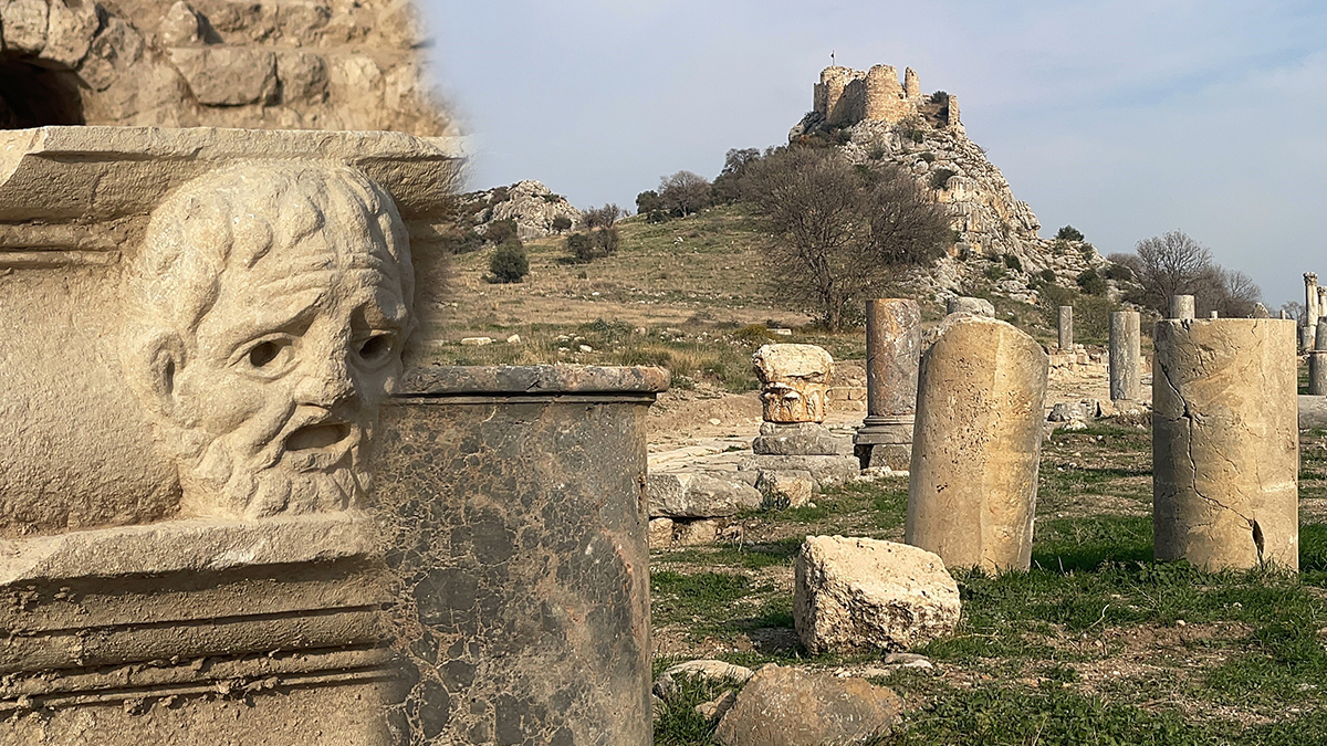 Çukurova’nın Efes’i Kastabala Antik Kenti’nde yeni masklar ortaya çıkarıldı