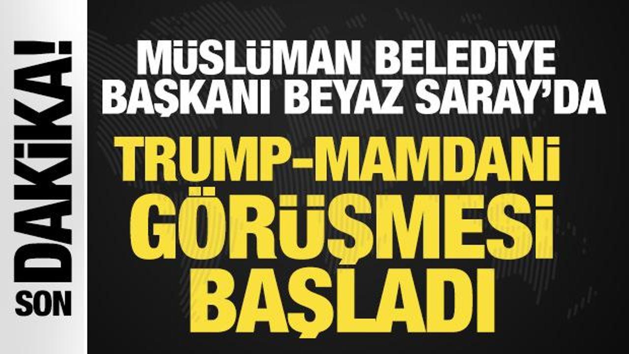 New York’un ilk Müslüman Başkanı Beyaz Saray’da! Trump-Mamdani görüşmesi başladı