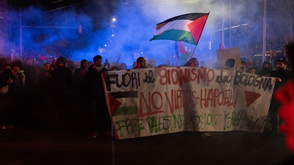 İtalya’da İsrail takımı Hapoel Tel Aviv protesto edildi