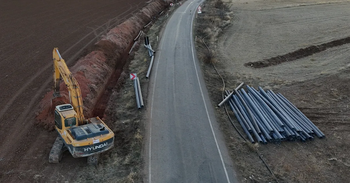 Konya Sarayönü’nün su altyapısı yenileniyor