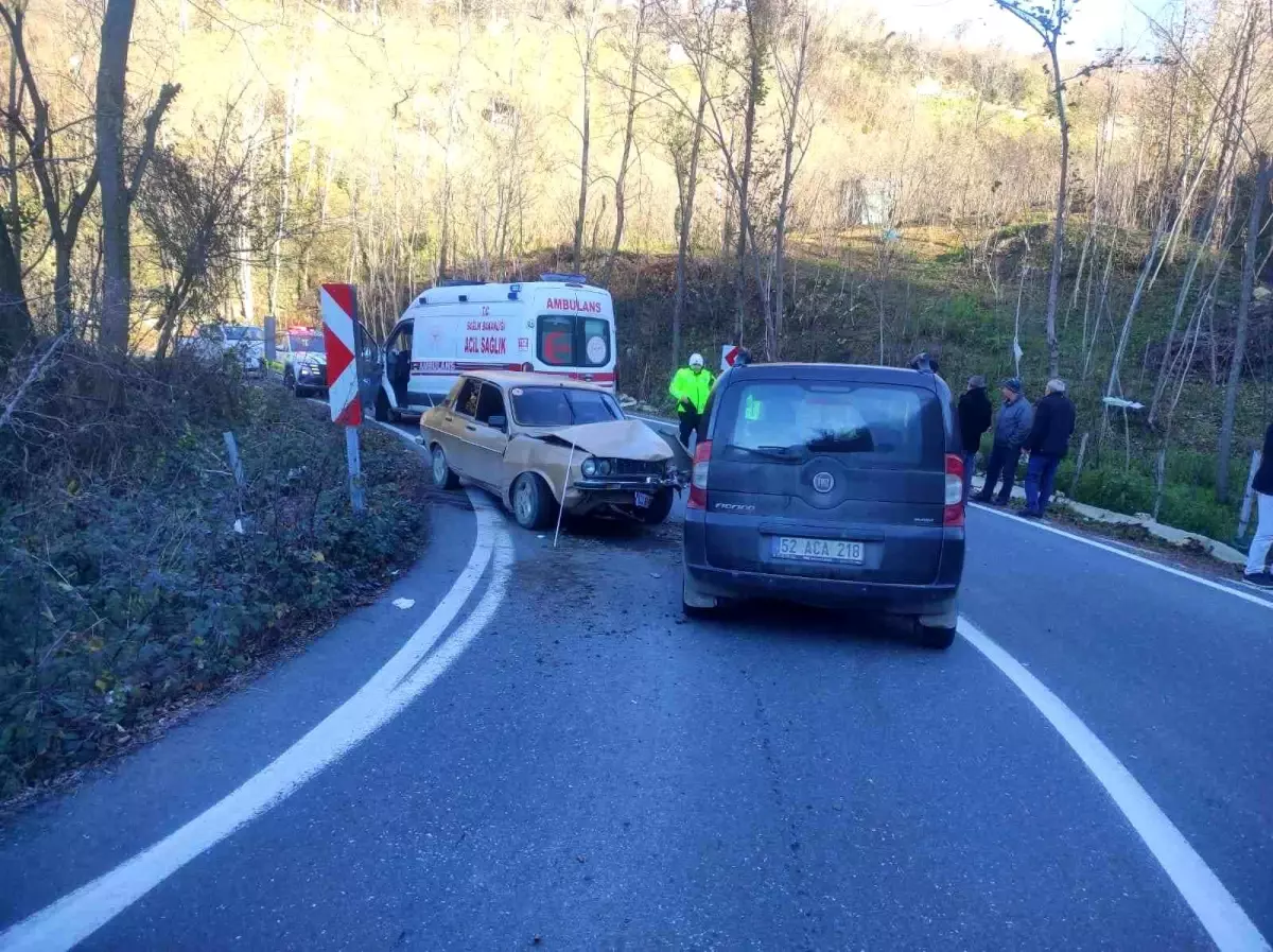 Ordu’da trafik kazası: 3 yaralı