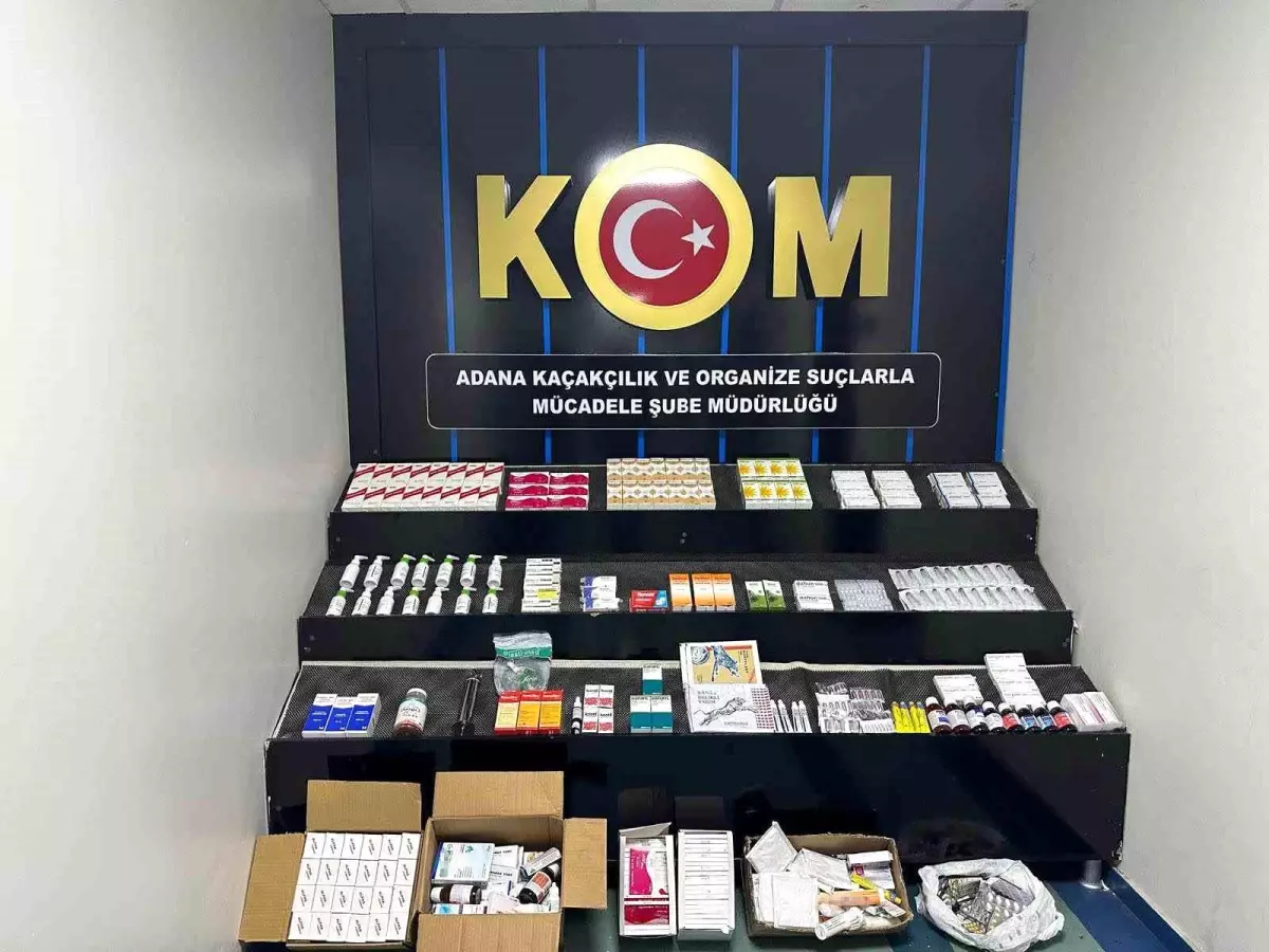 Adana’da 3.264 Kaçak İlaç Ele Geçirildi