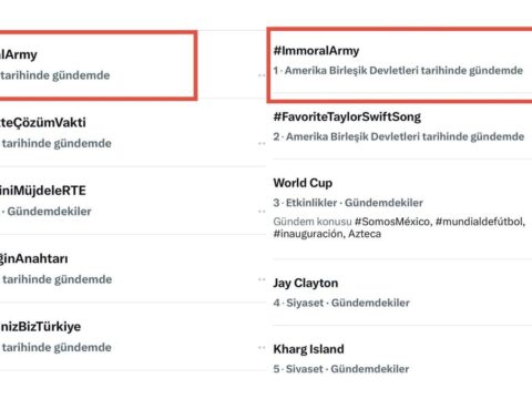#ImmoralArmy Etiketi Global Gündemde