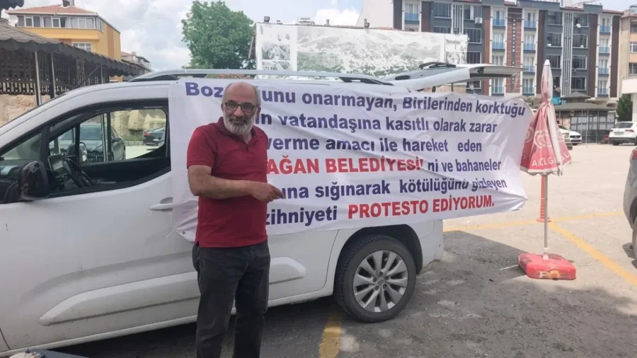 Seracılık yapan yurttaştan belediyeye su tepkisi